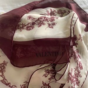 Valentino Silk Toile de Jouy Scarf